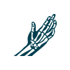 ícone de esqueleto mão - Ortovita Clínica de ortopedia