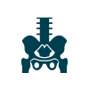 ícone de esqueleto bacia - Ortovita Clínica de ortopedia